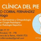 La imagen 9 de la Empresa CLÍNICA DEL PIE PEDRO CORRAL FERNANDEZ Salud y Medicina en Talavera de la Reina TO