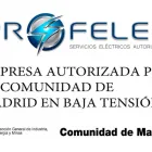 La imagen 1 de la Empresa ELECTRICISTA MADRID PROFELEC Servicios Profesionales y de Negocios en Madrid M