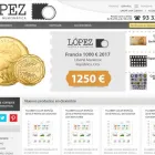 La imagen 6 de la Empresa FILATELIA Y NUMISMÁTICA LÓPEZ Oro Y Plata: Compra-venta en Barcelona B
