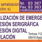La imagen 18 de la Empresa FOTOLUZ SEÑALIZACION Y ROTULACION S.L. Servicios Profesionales y de Negocios en Badalona B