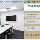 La imagen 6 de la Empresa INSTALACIONES ELÉCTRICAS SOLACOR Servicios Profesionales y de Negocios en Málaga España