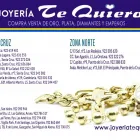 La imagen 1 de la Empresa JOYERÍAS TE QUIERO Joyería y Bisutería en Las Galletas TF