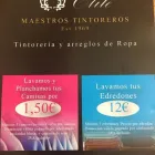 La imagen 5 de la Empresa TINTORERÍA ÉLITE Servicios Profesionales y de Negocios en Madrid M
