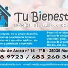 La imagen 4 de la Empresa TU BIENESTAR MADRID. SERVICIOS DE AYUDA A DOMICILIO Salud y Medicina en Madrid M