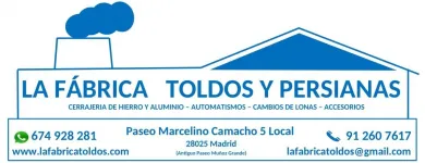 La imagen 9 de la Empresa LA FÁBRICA TOLDOS Y PERSIANAS Servicios Profesionales y de Negocios en Madrid M