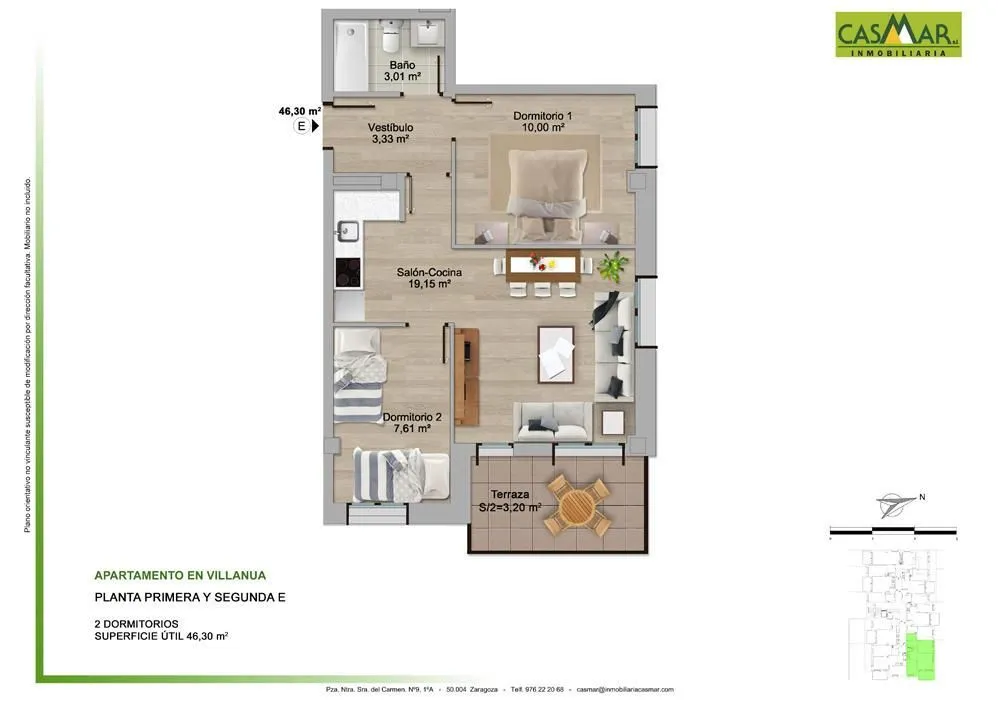 La imagen 2 de la Empresa INMOBILIARIA CASMAR S.L. - ZARAGOZA