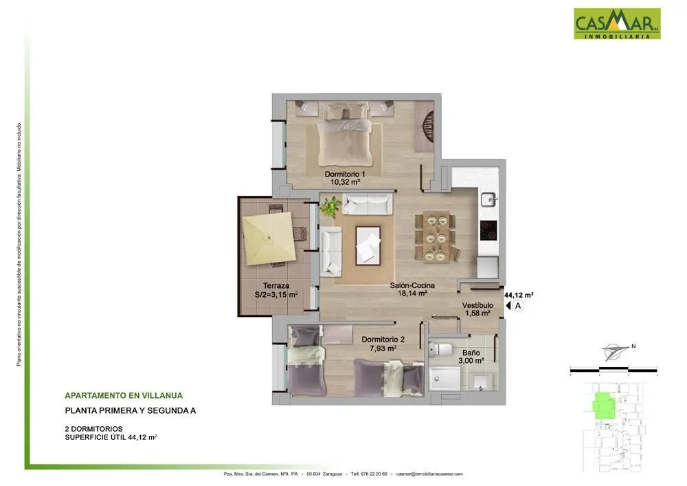 La imagen 7 de la Empresa INMOBILIARIA CASMAR S.L. - ZARAGOZA