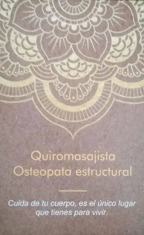 La imagen 4 de la Empresa OSTEOPATÍA & MASAJES