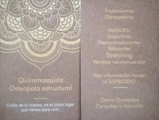 La imagen 2 de la Empresa OSTEOPATÍA & MASAJES